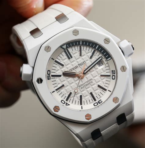 audemars piguet royal oak offshore keramik weiß|Audemars Piguet white.